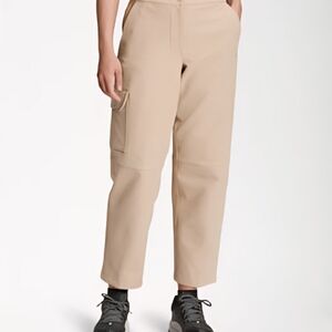 The North Face Convertible Hiking Pants Women Size 14 Exploration Cargo Roll Tab